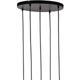Light & Living Tamno siva/u brončanoj boji viseća svjetiljka sa staklenim sjenilom ø 45 cm Lukaro – | shoptok.hr