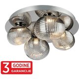 Mitea led plafonska lampa hrom + smoky prisma MAC9401-4 4x4W 3000K 3Y Cene