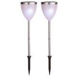 Star Trading set od 2 vrtne solarne LED svjetiljke, visina 34 cm Cijene