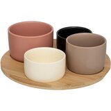 SG SET ZDJELICA ZA POSLUŽIVANJE BLISS 5/1 11X7CM KERAMIKA/BAMBUS RAZNE BOJE Cijene