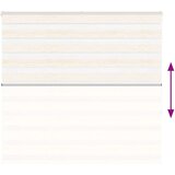 vidaXL Zavjesa zebra 155x150 cm širina tkanine 150,9 cm poliester | shoptok.hr
