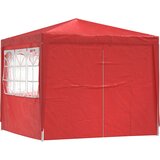 Šator za zabave Crvena 250 x 250 x 240 cm PE i čelik | shoptok.hr