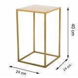 Zlatni stalak za cveće 40x24 cm | Eponuda.com