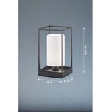 Fischer & Honsel Crno-bijela stolna lampa s tekstilnim sjenilom (visina 28,5 cm) Gilli – | shoptok.hr
