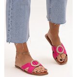 Gemre Pink flip-flops adorned with a zircon buckle Salimba | Shoptok.si