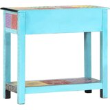 vidaXL Ručno obojeni konzolni stol 80x35x75 cm od masivnog drva manga | shoptok.hr