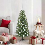 vidaXL Umestno božično drevo med 150 LED Zelena 120 cm PE in PVC | Shoptok.si