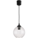 Brilagi LED luster na sajli RETRO GLASS 1xE27/60W/230V prečnik 18 cm crna/prozirna Cene
