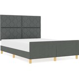 vidaXL Tamno sivi krevet 160x200 cm tkanina | shoptok.hr