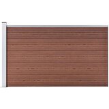 vidaXL Vrtna ograda WPC 175 x 105 cm smeđa | shoptok.hr