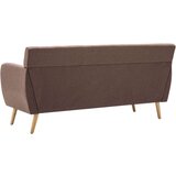 vidaXL Trosjed s presvlakom od tkanine 172 x 70 x 82 cm smeđi | shoptok.hr