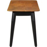 vidaXL Klop 160x40x45 cm trden mangov les in železo | Shoptok.si