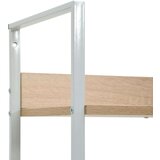 Police Knjižna polica 4-nadstropna hrast 60x27,6x124,5 cm inž. les, (20771764) | Shoptok.si