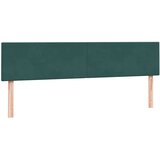 Box Spring krevet s madracem tamno zeleni 180x220 cm baršun | shoptok.hr