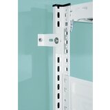 eurokraft pro Antibakterijski sestavljivi regal AntiBak®, višina regala 2500 mm, priključni regal, širina police 1000 mm, globina police 400 mm | Shoptok.si