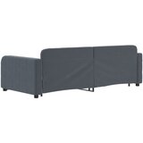  Dnevni krevet na razvlačenje bez madraca tamnosivi 90 x 200 cm | shoptok.hr