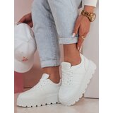 DStreet Sneakersy damskie na platformie PLATIFORM białe | shoptok.hr