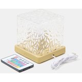 Sinsay RGB LED dekorativna stolna lampa u obliku kocke s efektom tekuće vode | shoptok.hr