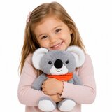  Plišana igračka koala medvjed s utezima, terapijska maskota 1,3 kg, siva, 35 cm | shoptok.hr