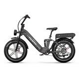 Onesport Električno kolo OT08 Pro, dvojna baterija, 48V 36Ah, Fat Ebike - sivo, (21978604) | Shoptok.si