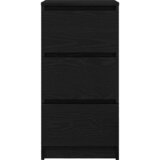  Komoda crni hrast 37,5x35x76 cm konstruirano drvo | Eponuda.com