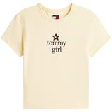 Tommy Jeans Majica kremna / rdeča / črna / bela Cene
