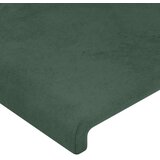 vidaXL Uzglavlje 2 kom tamnozeleni 100x5x78/88 cm baršunasti | shoptok.hr