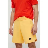 Adidas Kratke hlače Z.N.E moške, rumena barva, IR5235