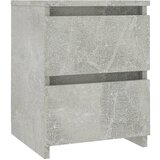 Maison Chic Nočna omarica - Nočna miza betonsko siva 30x30x40 cm iverna plošča, (21687741) Cene