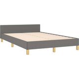  Okvir kreveta bez madraca tamnosivi 120 x 200 cm od tkanine | shoptok.hr