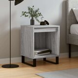 vidaXL Nočna omarica siva sonoma 40x35x50 cm inženirski les | Shoptok.si