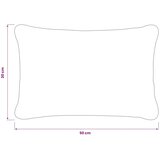  Presvlaka za jastuk 6 kom. HEERLEN Tamnozelena 30 x 50 cm - Tamnozelena 30 x 50 cm 6 | shoptok.hr
