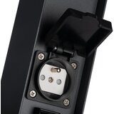 Kanlux 38767 - Spoljašnja lampa DASTEN sa 2 utičnicama, 1xG9/11W/230V, 80 cm, IP44, antracit | Eponuda.com
