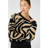 Koton Sweater - Black - Regular Cene