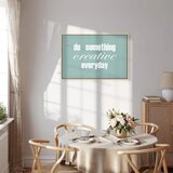  Slika - Do Something Creative Everyday (1 Part) Wide 120x80 U prirodnom drvenom okviru | shoptok.hr