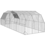  Kavez za kokoši s krovom 2,5x8x2,25 m pocinčani čelik | Eponuda.com