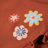  Dječja majica s dugim rukavima boja konjaka 116 | shoptok.hr