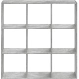  Regal za knjige boja betona 102x32x102 cm konstruirano drvo | Shoptok.si