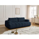 Bobochic Paris Temno modra raztegljiva/s prostorom za shranjevanje sedežna garnitura 251 cm Fuji – | Shoptok.si