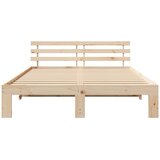  Krevetna konstrukcija Prirodna 160 x 200 cm Čvrsto borovo drvo | shoptok.hr