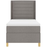  Krevet s opruga kutije Sivo-smeđa 100 x 200 cm tkanina | shoptok.hr