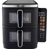 Tornado friteza na vrući zrak s dvije košare, 2×5,5 l (ukupno 11 l), 2×1400 W, 10 | shoptok.hr