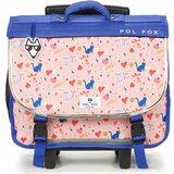 Pol Fox Šolska torba CARTABLE TROLLEY 38 CM A ROULETTES Rožnata | Shoptok.si