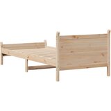 vidaXL Posteljni okvir brez vzmetnice 90x190 cm trdna borovina | Shoptok.si