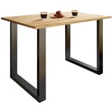 MID.YOU Jedilna Miza Xona, Barva Hrasta, Črna, 110x80cm Cene