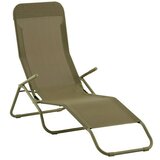 SUNFUN Marissa Ležaljka za plažu (D x Š x V: 137 x 63 x 104 cm, Kaki, Čelik) | shoptok.hr