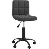 Maison Chic Vrtljiv pisarniški stol - računalniški stol črn žamet, (21784212) | Shoptok.si