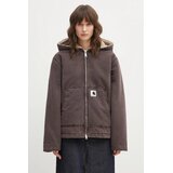 Carhartt WIP Prehodna jakna 'Mitch' čokolada Cene