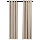  Zavjese za zamračivanje s prstenima 2 kom bež 140x225 cm | shoptok.hr