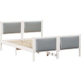  Konstrukcija postelje Svetlo siva 150 x 200 cm blago, (5000084569) | Shoptok.si